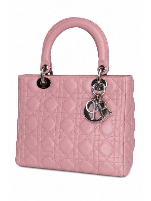 Dior — сумка розовая 24*21 — фото 1
