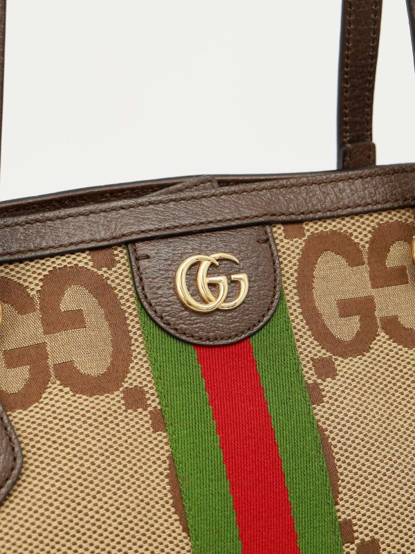 Gucci — сумка Ophidia, коричневая — фото 5
