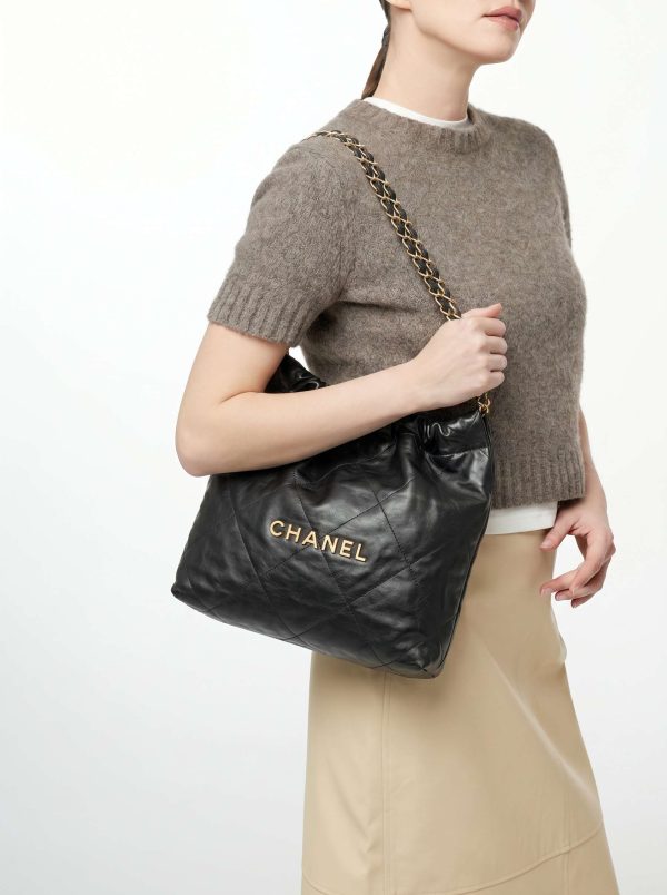 Chanel — сумка 22, чёрная · арт. S30837896 — фото 2