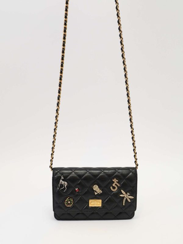 Chanel — сумка 2.55, чёрная — фото 5