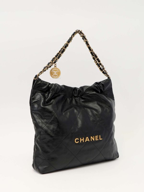Chanel — сумка 22, чёрная · арт. S30837898 — фото 3