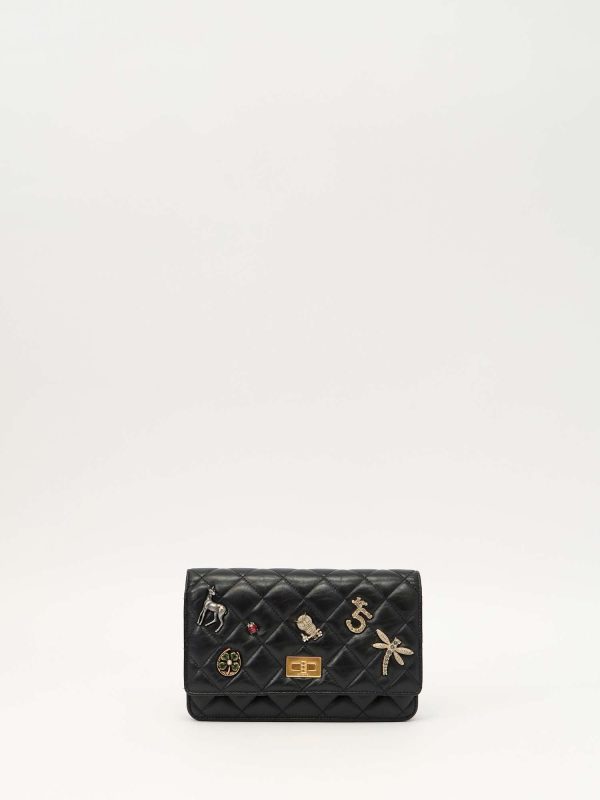 Chanel — сумка 2.55, чёрная — фото 1