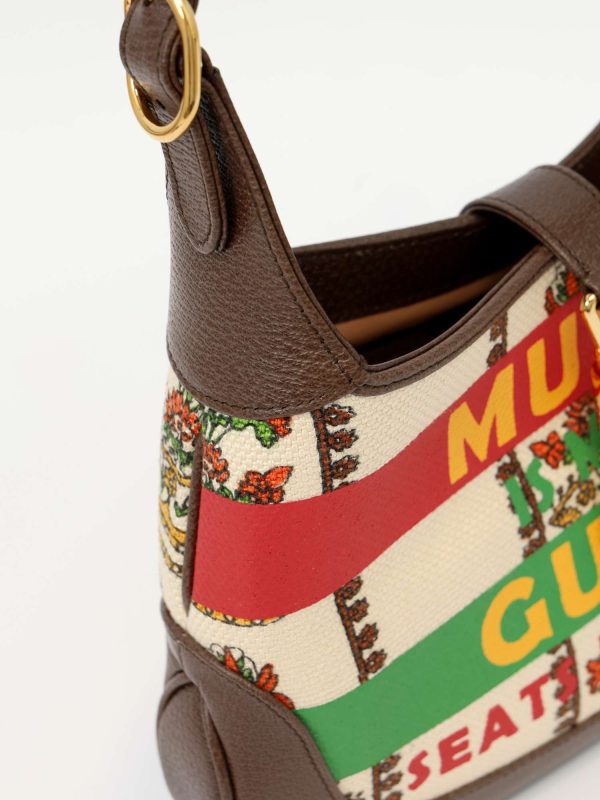 Gucci — сумка Jackie, бежевая — фото 6