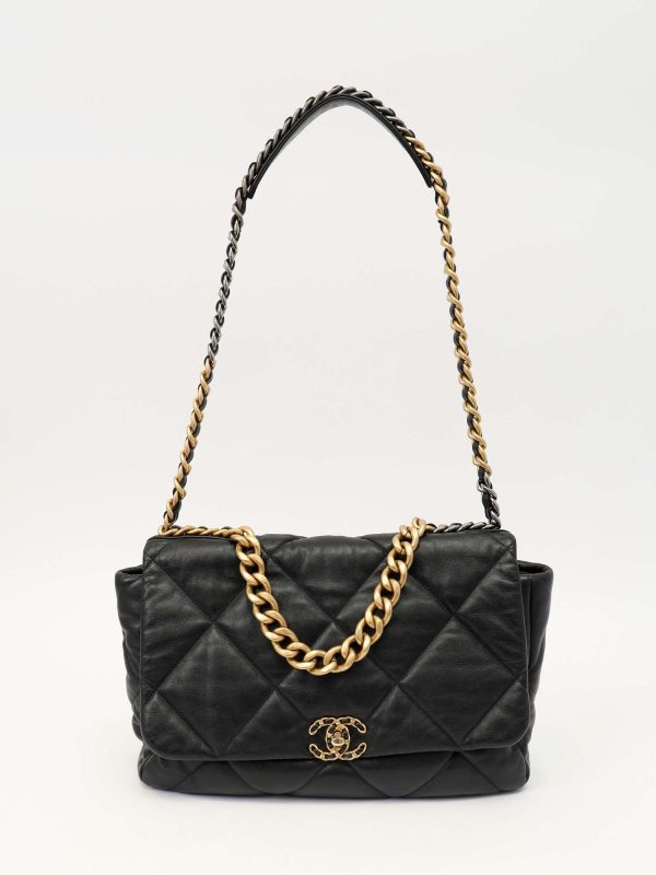 Chanel — сумка 19, чёрная · арт. S30837924 — фото 5