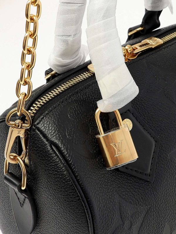 Louis Vuitton — сумка Speedy, чёрная — фото 8