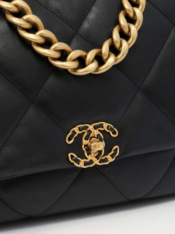 Chanel — сумка 19, чёрная · арт. S30837926 — фото 6