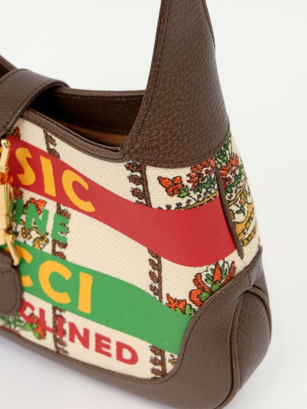 Gucci — сумка Jackie, бежевая — фото 7
