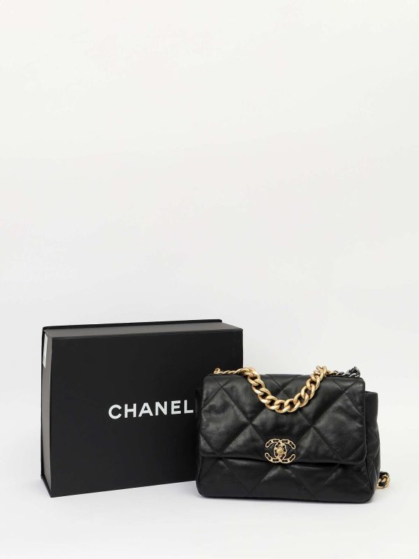 Chanel — сумка 19, чёрная · арт. S31412893 — фото 5