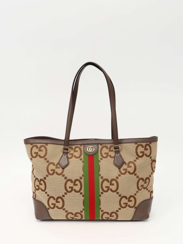 Gucci — сумка Ophidia, коричневая — фото 1