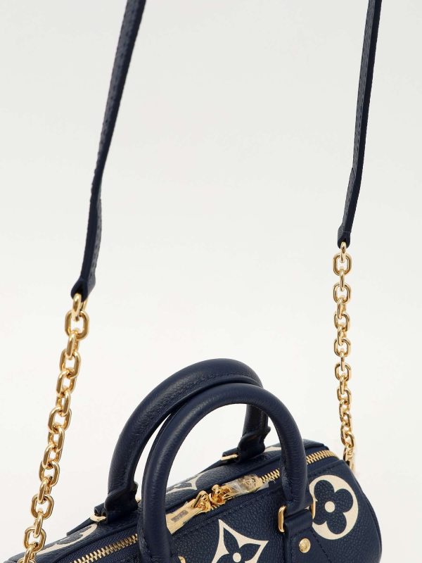 Louis Vuitton — сумка Speedy, синяя — фото 6