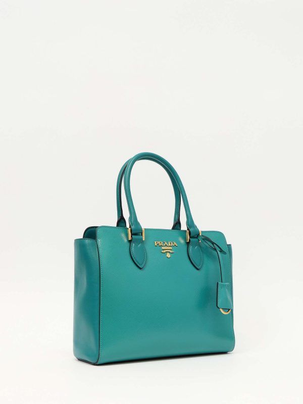 Prada — сумка Galleria, бирюзовая — фото 3