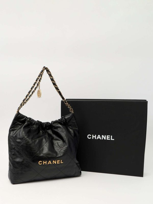 Chanel — сумка 22, чёрная · арт. S30837898 — фото 5