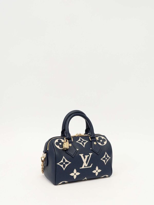 Louis Vuitton — сумка Speedy, синяя — фото 3