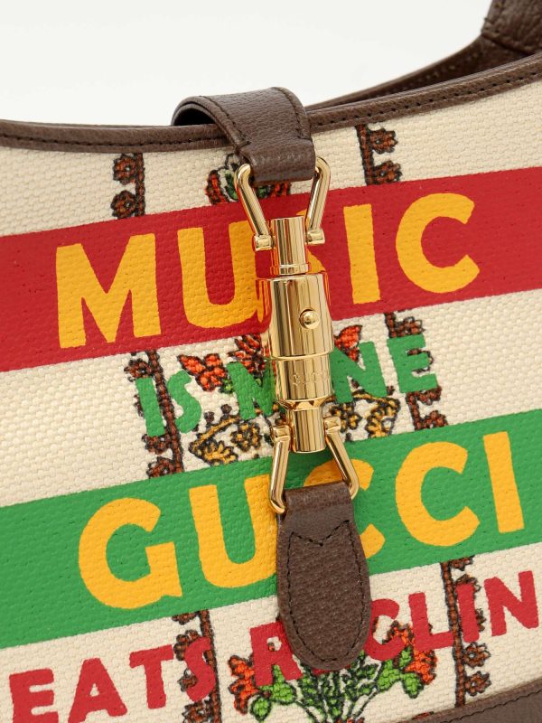 Gucci — сумка Jackie, бежевая — фото 5