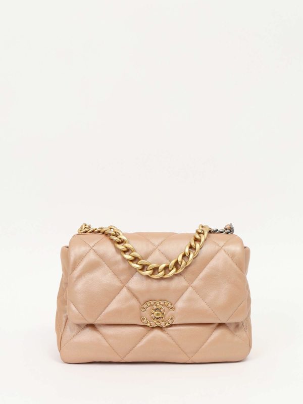 Chanel — сумка 19, розовая — фото 1
