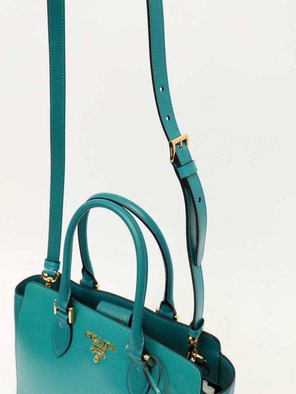 Prada — сумка Galleria, бирюзовая — фото 6