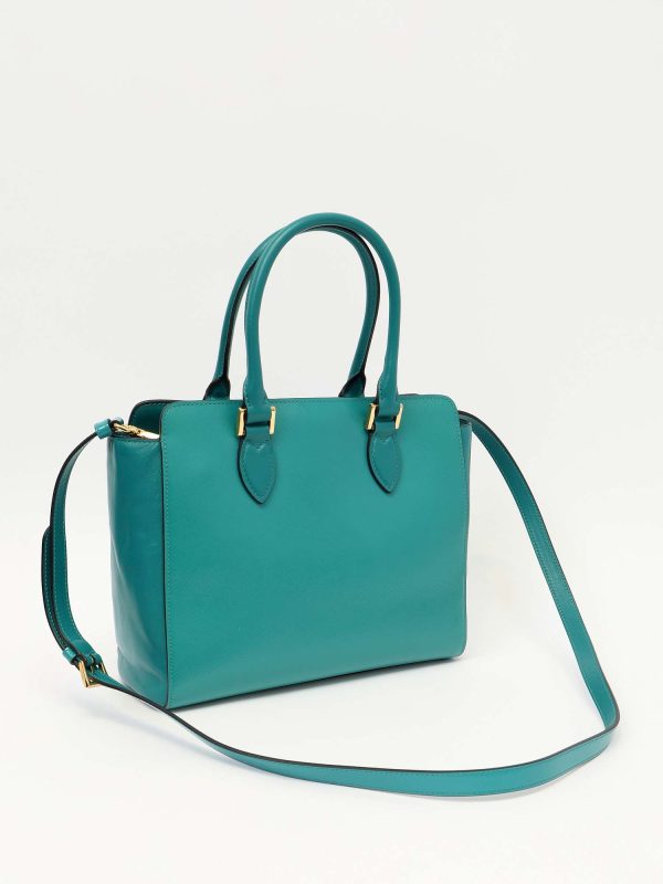 Prada — сумка Galleria, бирюзовая — фото 4