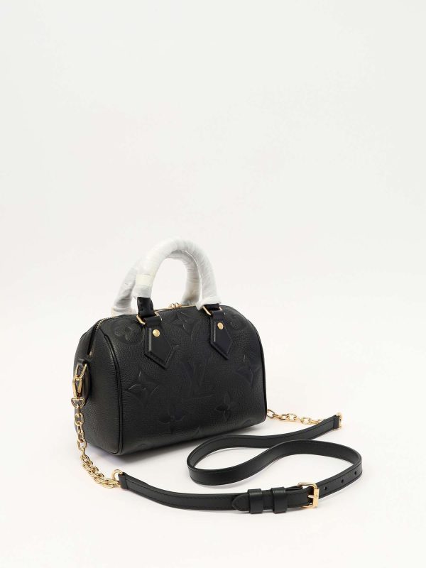 Louis Vuitton — сумка Speedy, чёрная — фото 4