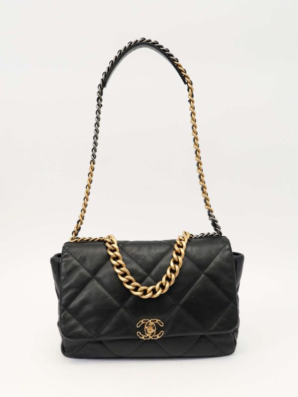 Chanel — сумка 19, чёрная · арт. S30837926 — фото 5
