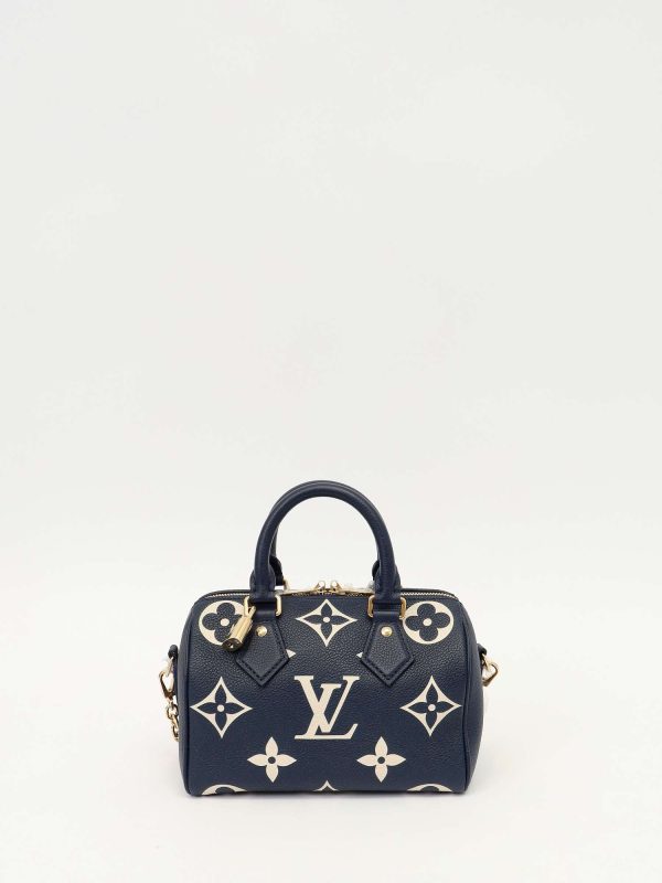 Louis Vuitton — сумка Speedy, синяя — фото 1