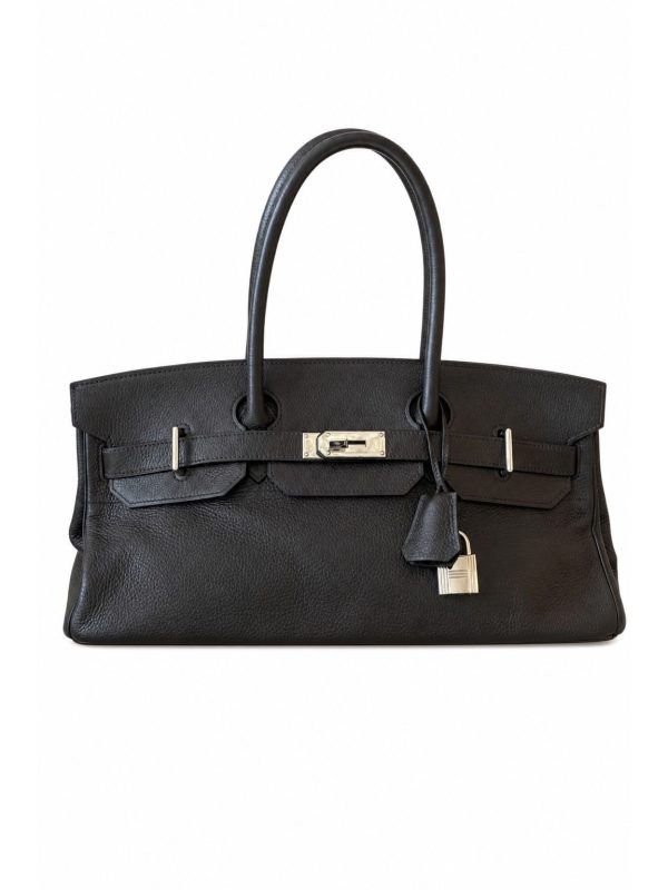 Hermès — сумка Birkin Shoulder черная — фото 1