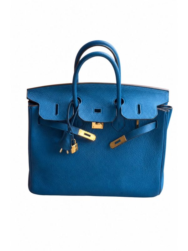 Hermès — сумка Birkin 35 голубая — фото 1