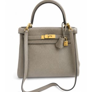 Hermès — сумка Kelly 28 Beige Marfa