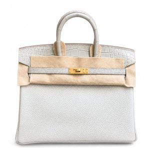 Hermès — сумка Birkin B25 серая