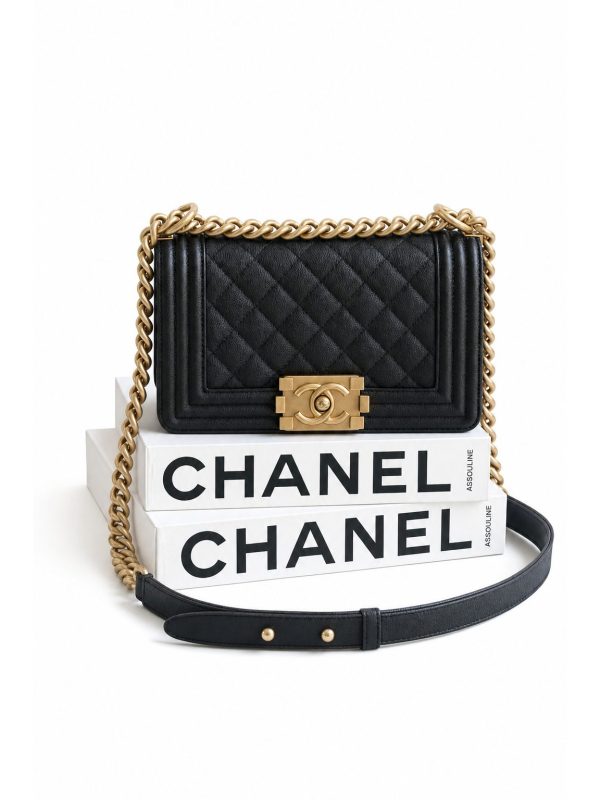 Chanel — сумка Boy черная №4284-1 — фото 1