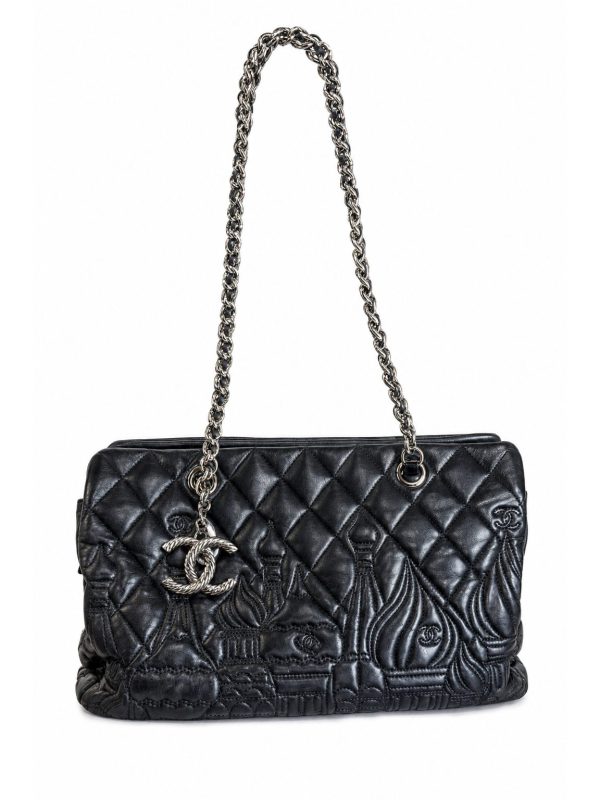 Chanel — сумка Paris-Moscow черная кожа — фото 1