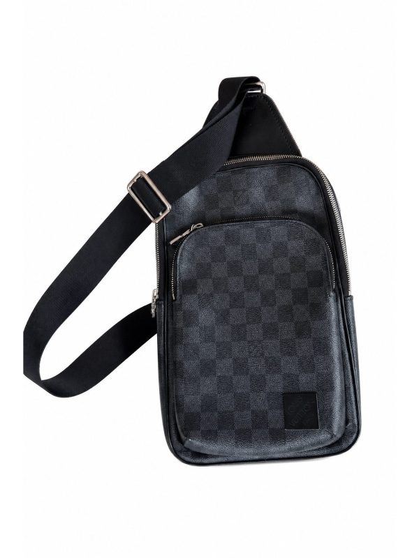 Louis Vuitton — сумка Avenue Sling черная — фото 1