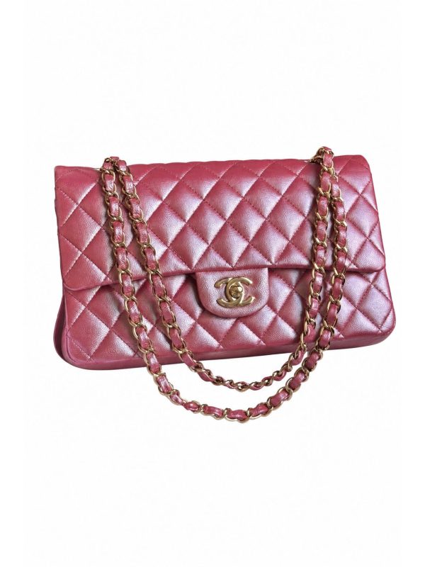 Chanel — сумка Classic Medium розовая — фото 1