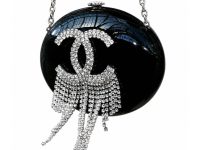 Chanel — минодьер Oval Fringe черный