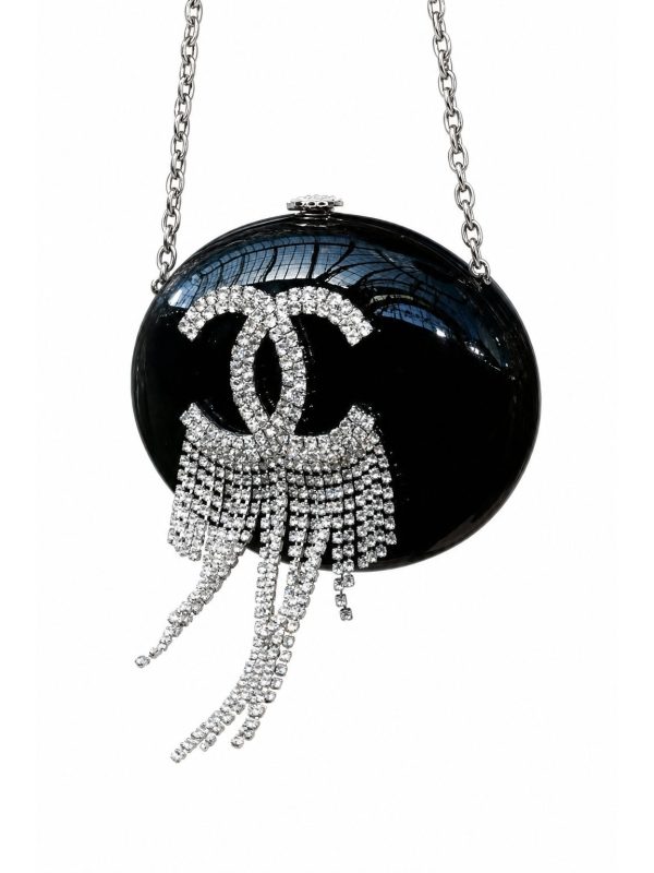 Chanel — минодьер Oval Fringe черный — фото 1