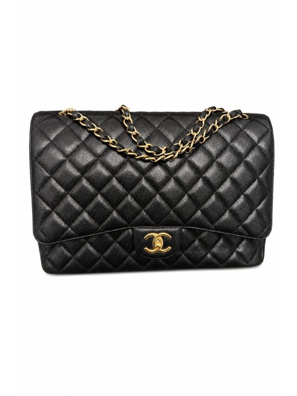 Chanel — сумка Double Flap черная 34 — фото 1
